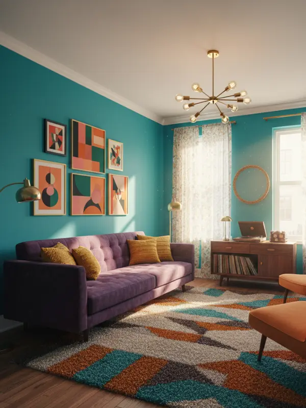 5. Bold Color Contrasts