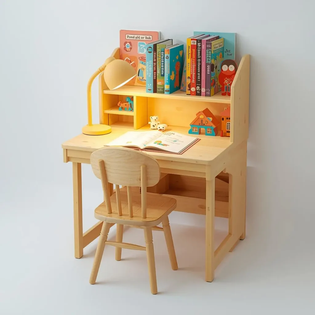 Study Tables with Bookshelves