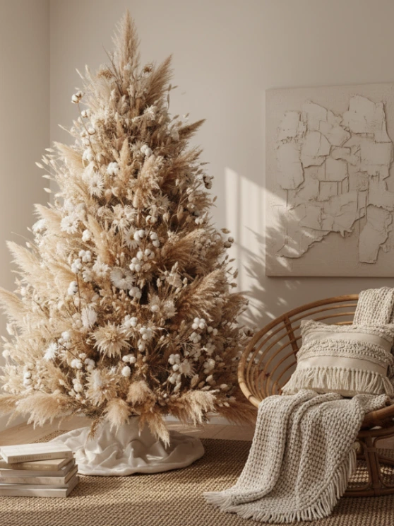 Best Boho Christmas Tree Decorating Ideas 3