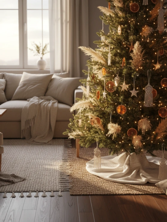 Best Boho Christmas Tree Decorating Ideas 4