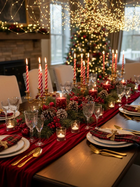 Best Christmas Dining Room Decorating 1