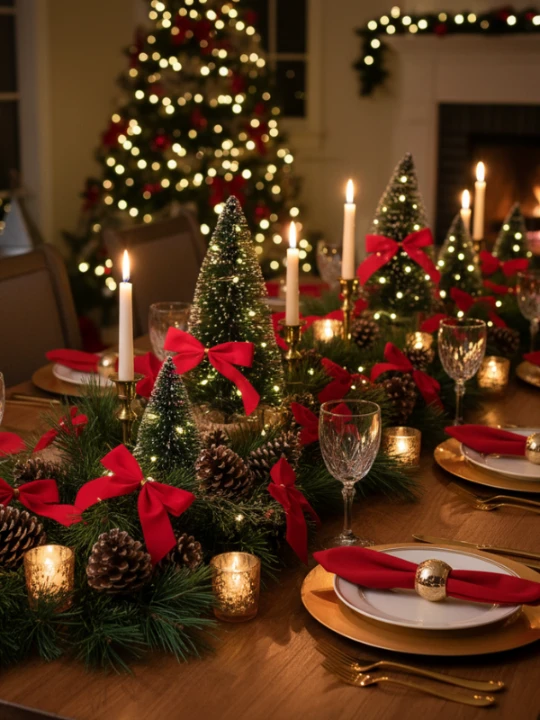 Best Christmas Dining Room Decorating 4