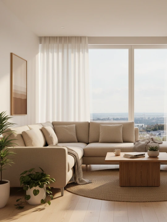 Best cozy living room design with natural light 