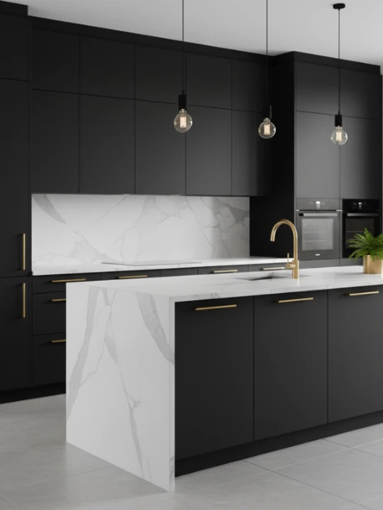 Best Black Kitchen Cabinet Designs 1