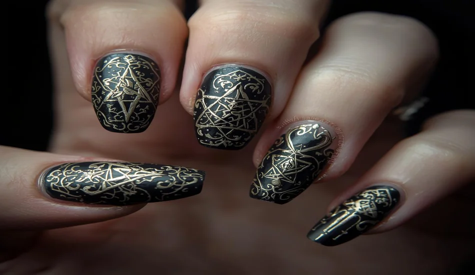 Black Magic: Gothic Nail Designs