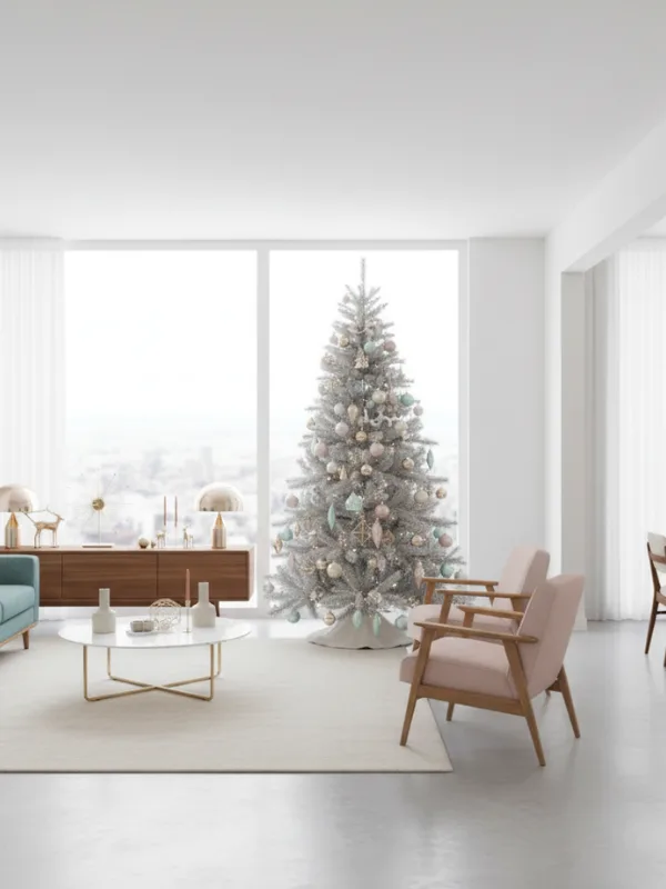 Bringing It All Together A Modern-Retro Holiday Home/Mid Century Modern Christmas