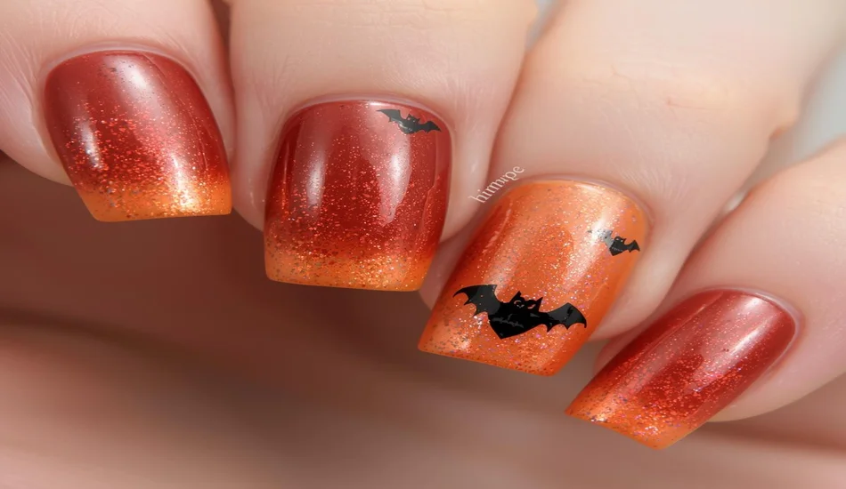 Burnt Orange & Nude Ombré