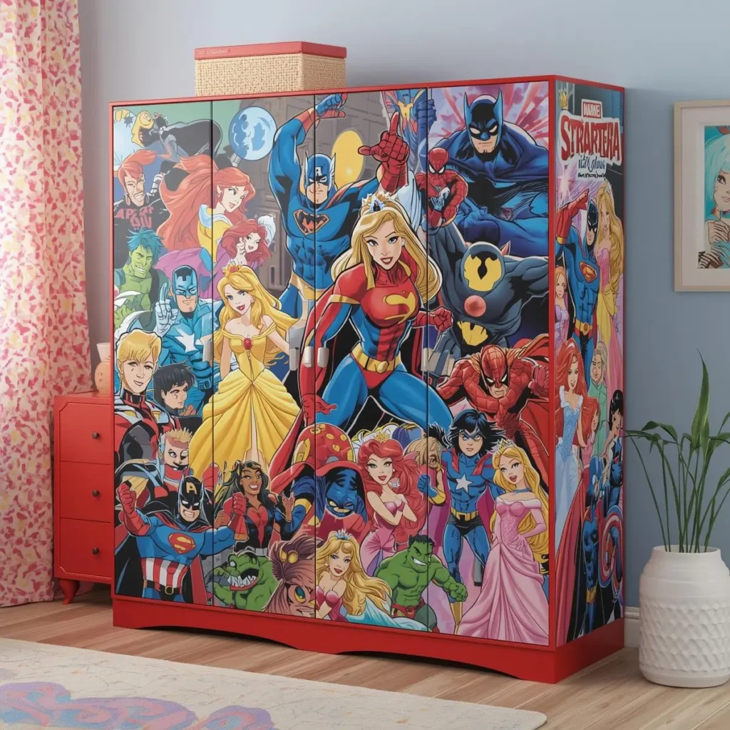 Cartoon-Themed Cupboards