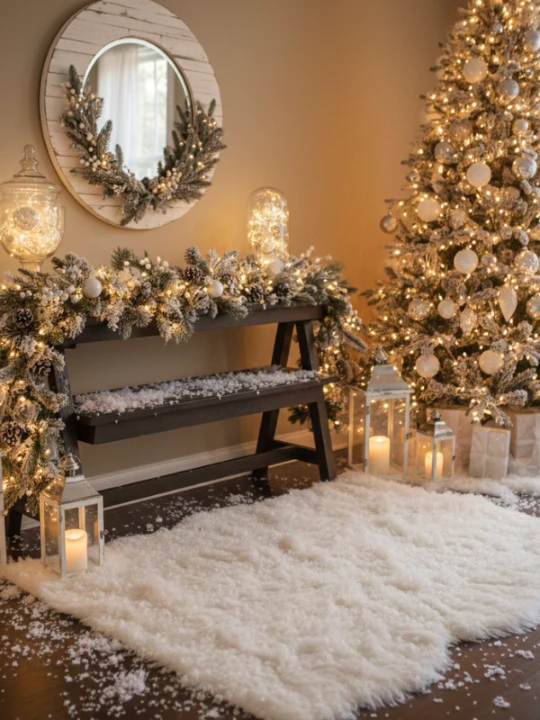 Christmas Entryway Decorating 10