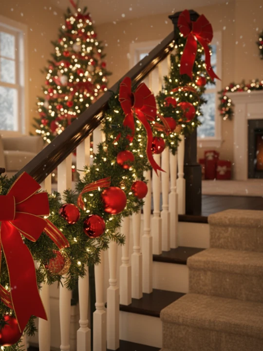 Christmas Entryway Decorating 4