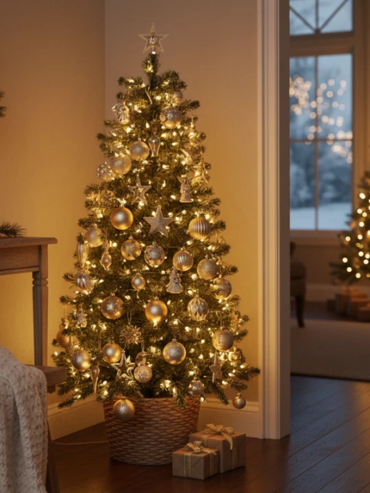 Christmas Entryway Decorating 5