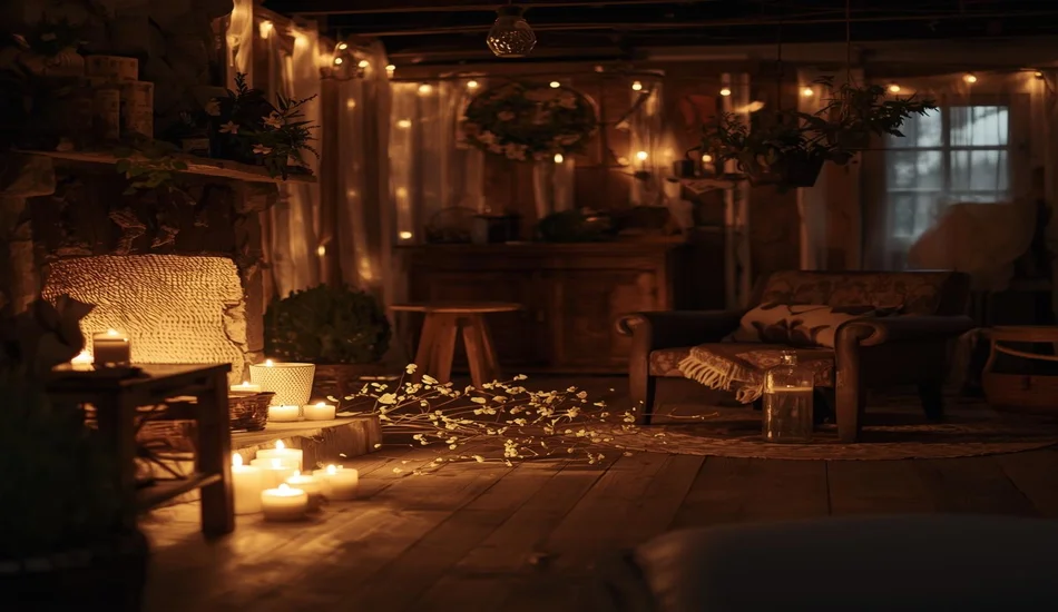 Cozy Lighting & Candles