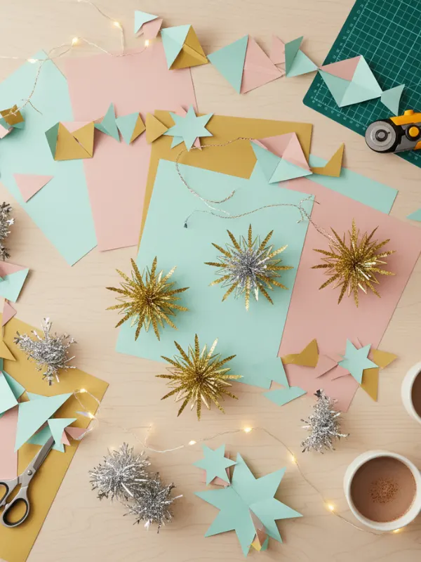 DIY Mid Century Christmas Decorations