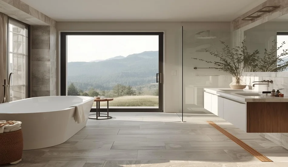 Fresh Mountain Bathroom Idea