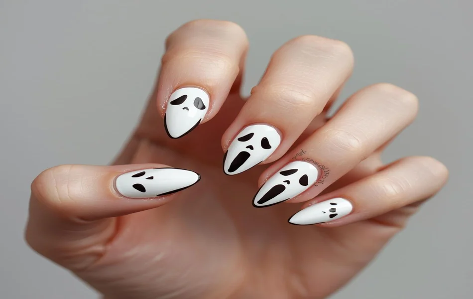 Ghostface French Tips