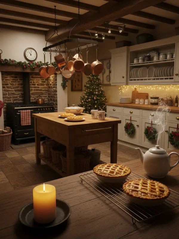 Handcrafted & Homemade Decorations/Cozy English Country Christmas