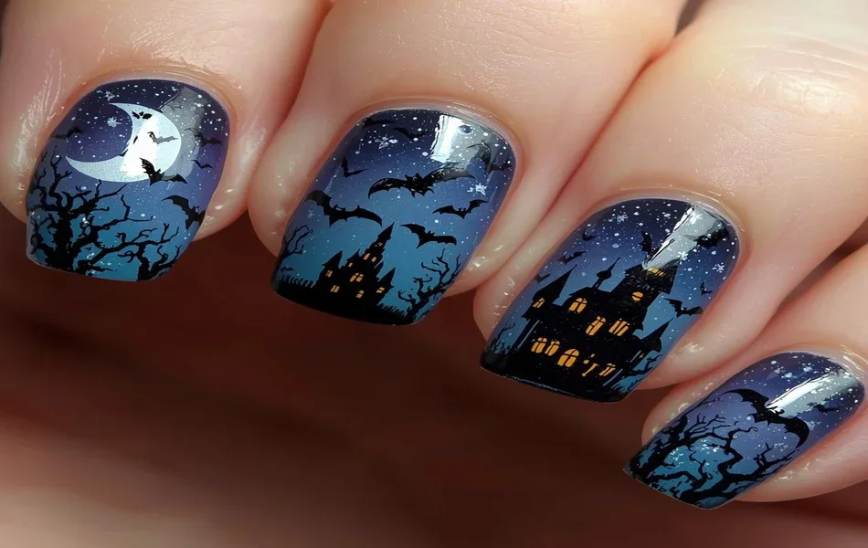 Witchy Minimalist Nails