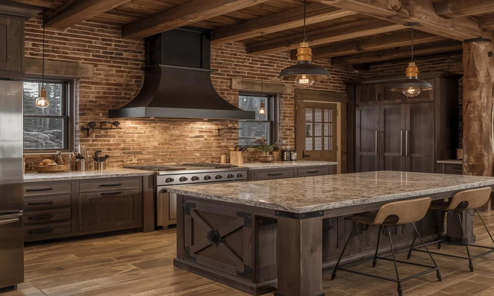 Industrial Mountain Kitchen Style