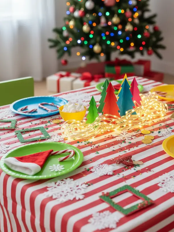 Kids’ Christmas Table Ideas /Christmas Table Decoration 