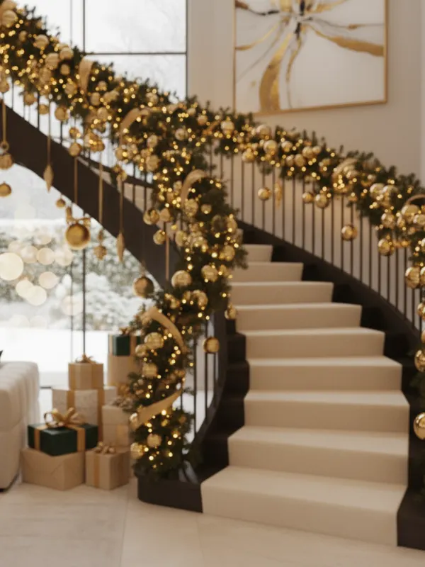 Layer with Twinkling Fairy Lights