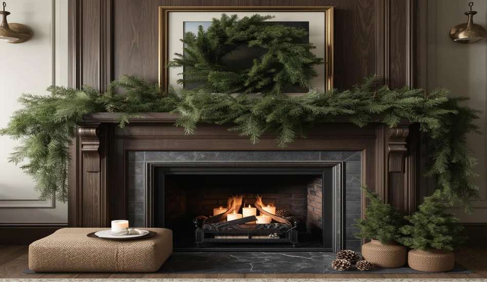 Mahogany & Moss Green