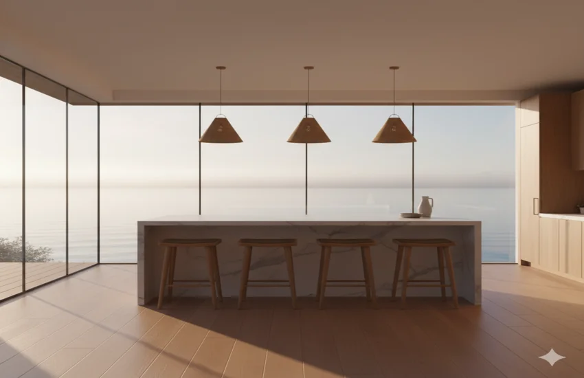 Maximizing the View Lake-Facing Kitchen Layouts