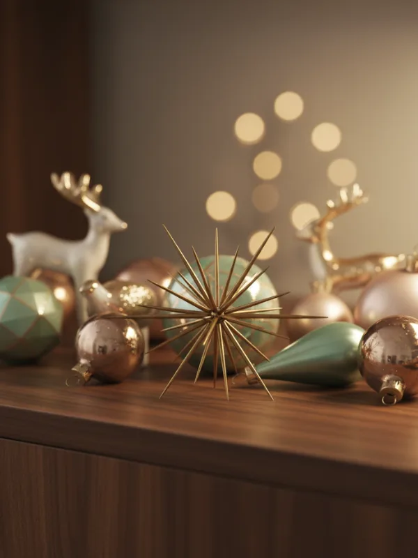 Mid Century Ornaments and Retro Accents