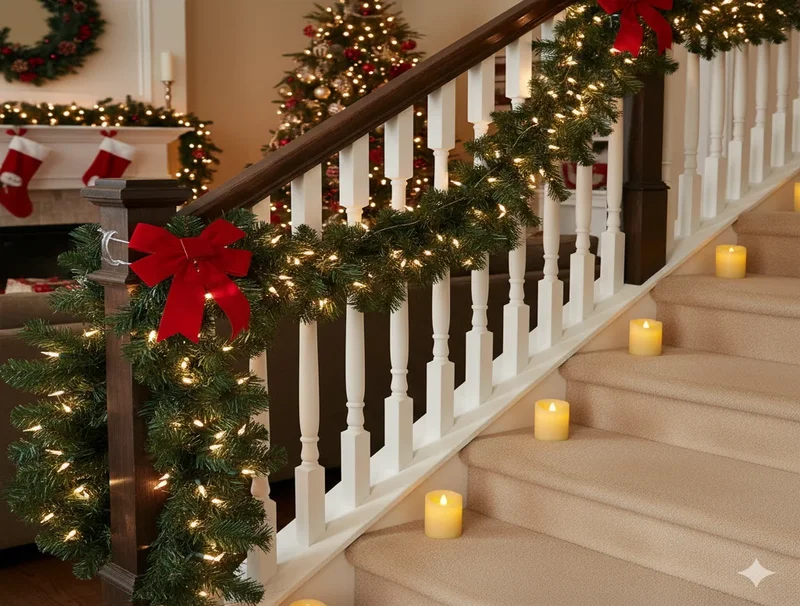 Safety Tips for Decorating Your Stairs During Christmas
