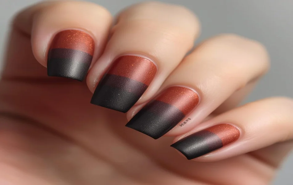 Smoky Ombre nails