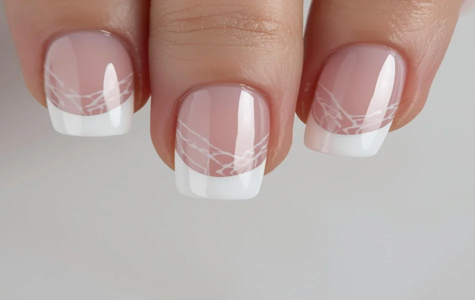 Webbed French Manicure