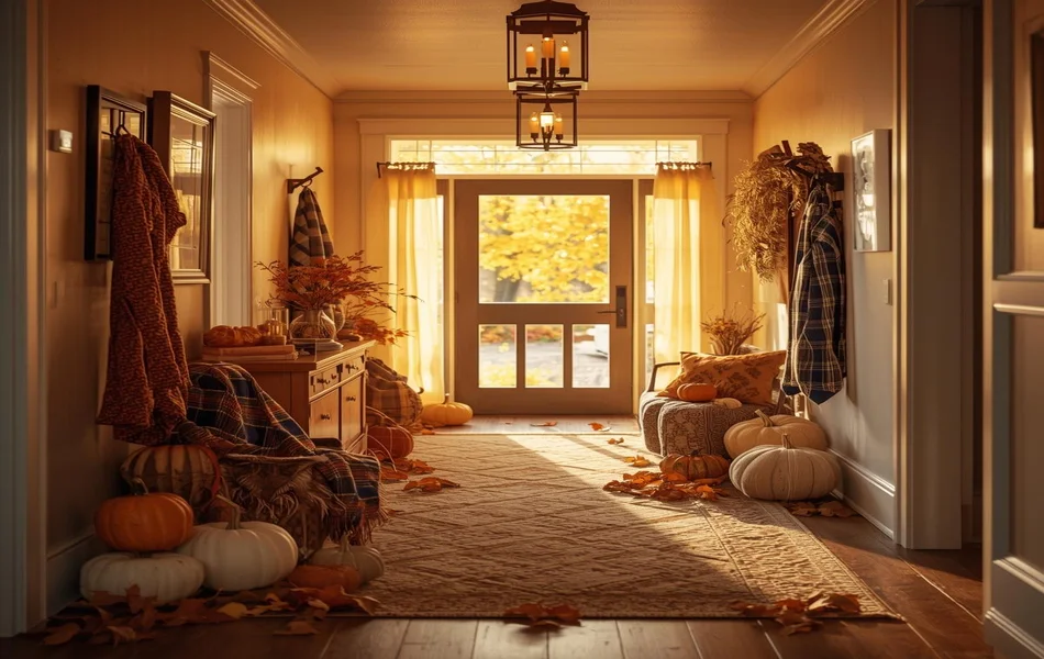 Welcome the Warmth of Fall into Your Hallway