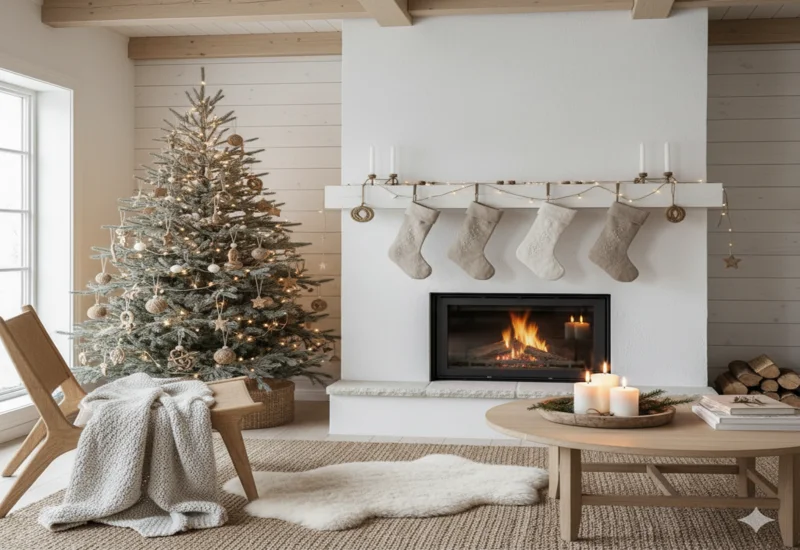 White, Beige & Twine Brown