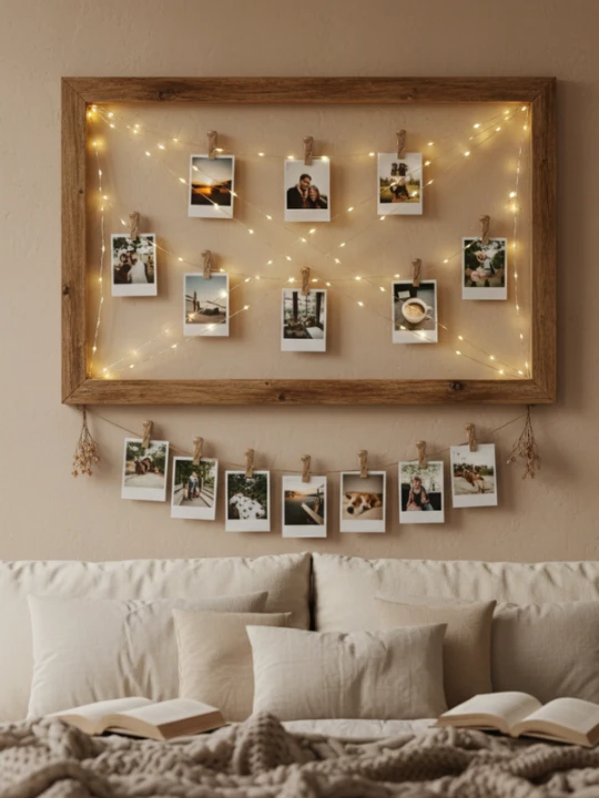 DIY Photo Display Board