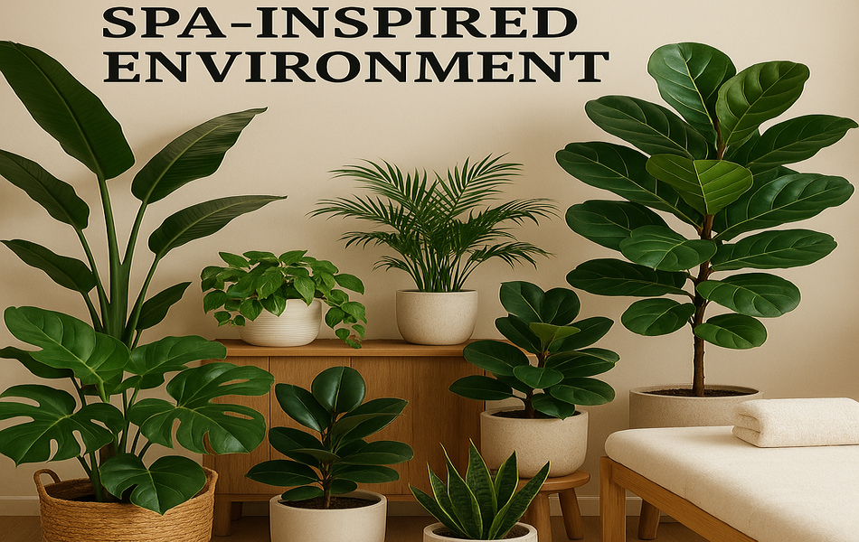 Indoor Plants for a Fresh, Spa-Inspired Environment