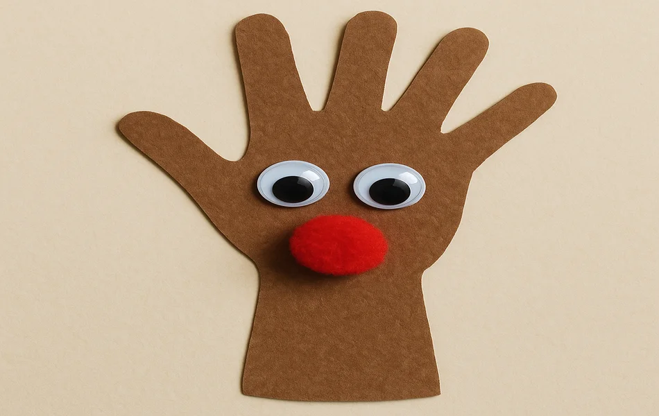 Handprint Reindeer Craft