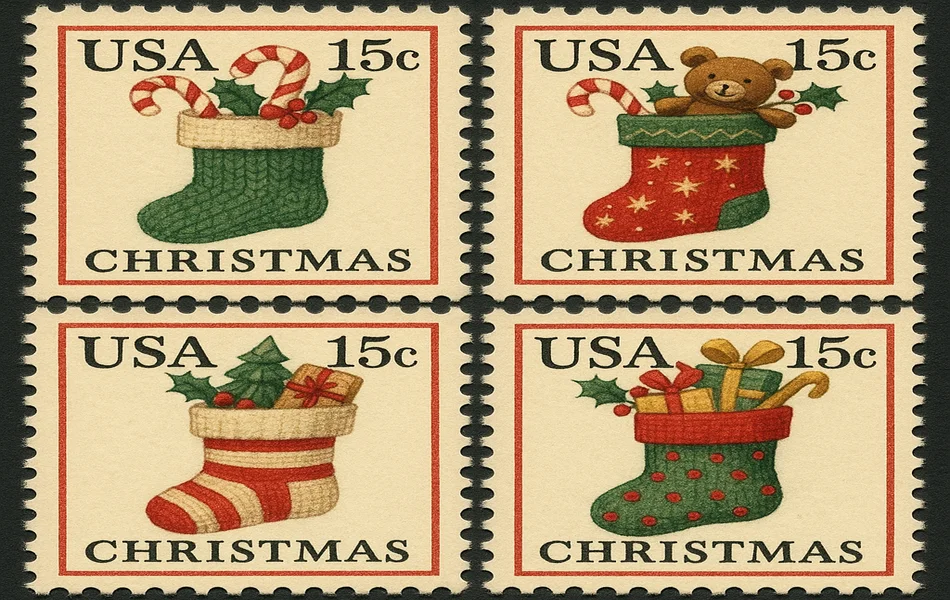Christmas Stocking Stamps