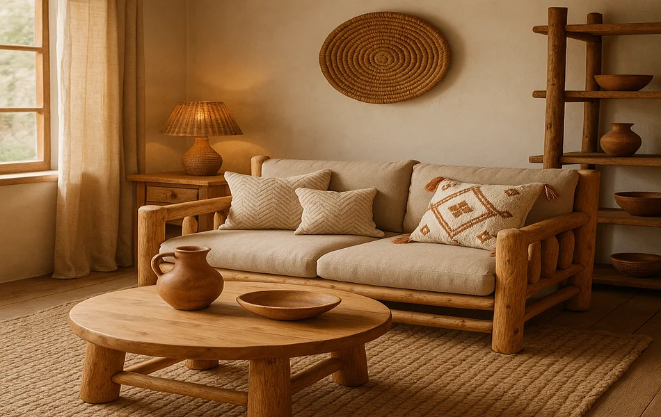 Introduce Wooden and Handcrafted Touches