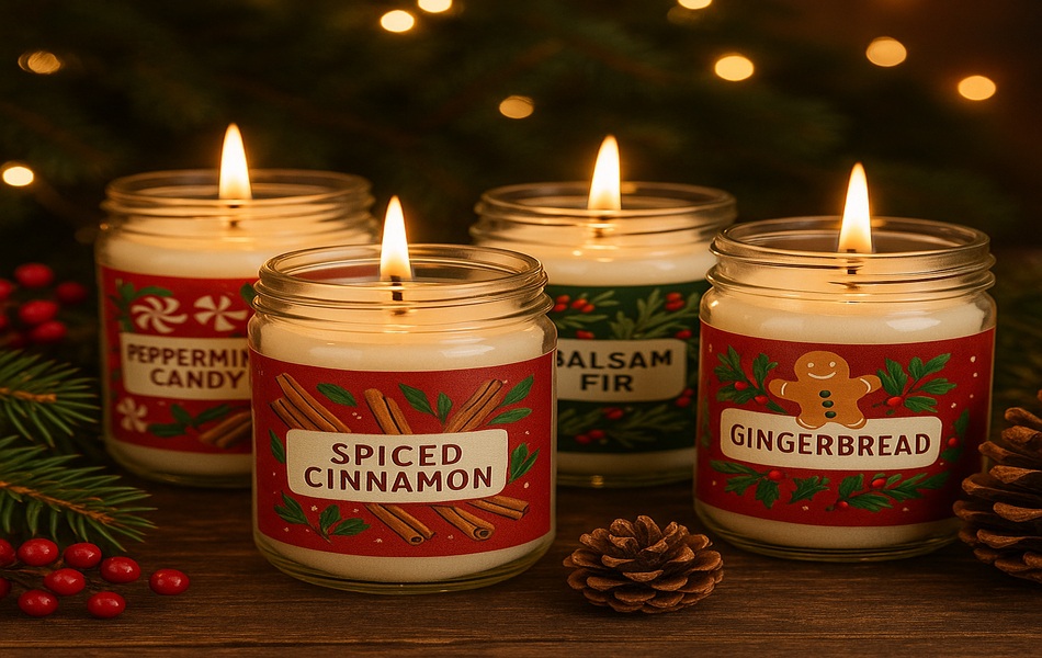 Holiday Scented Candles for a Festive Aroma Experience