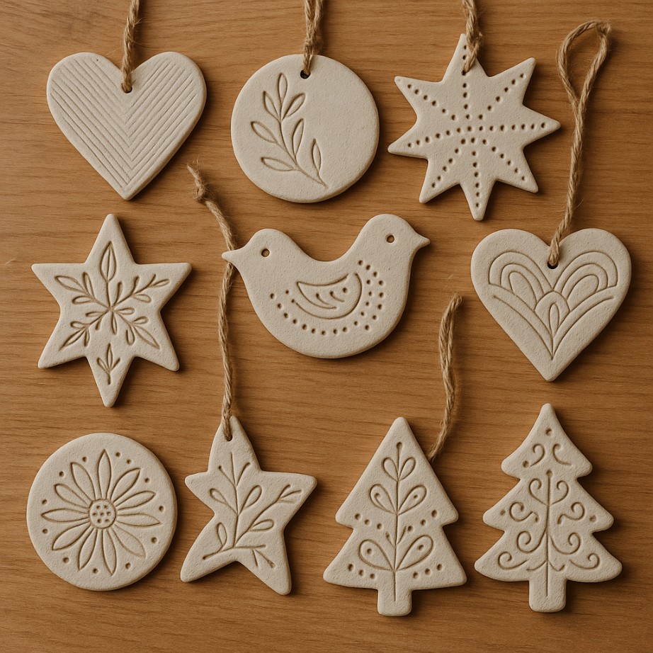 Handmade Clay Ornaments for an Artistic Touch