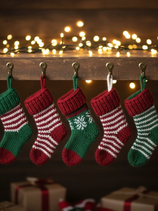 Mini Knitted Stockings