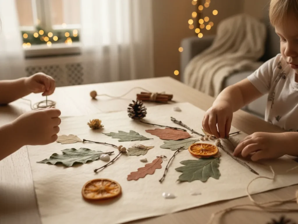 Christmas Nature Collage Board