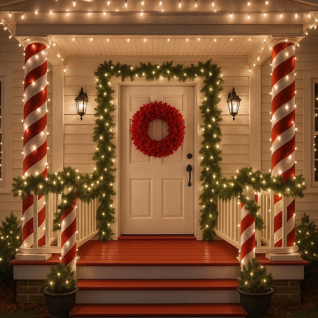 8 Christmas Front Porch Ideas