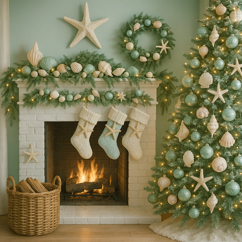 11 Creative Christmas Fireplace Decor