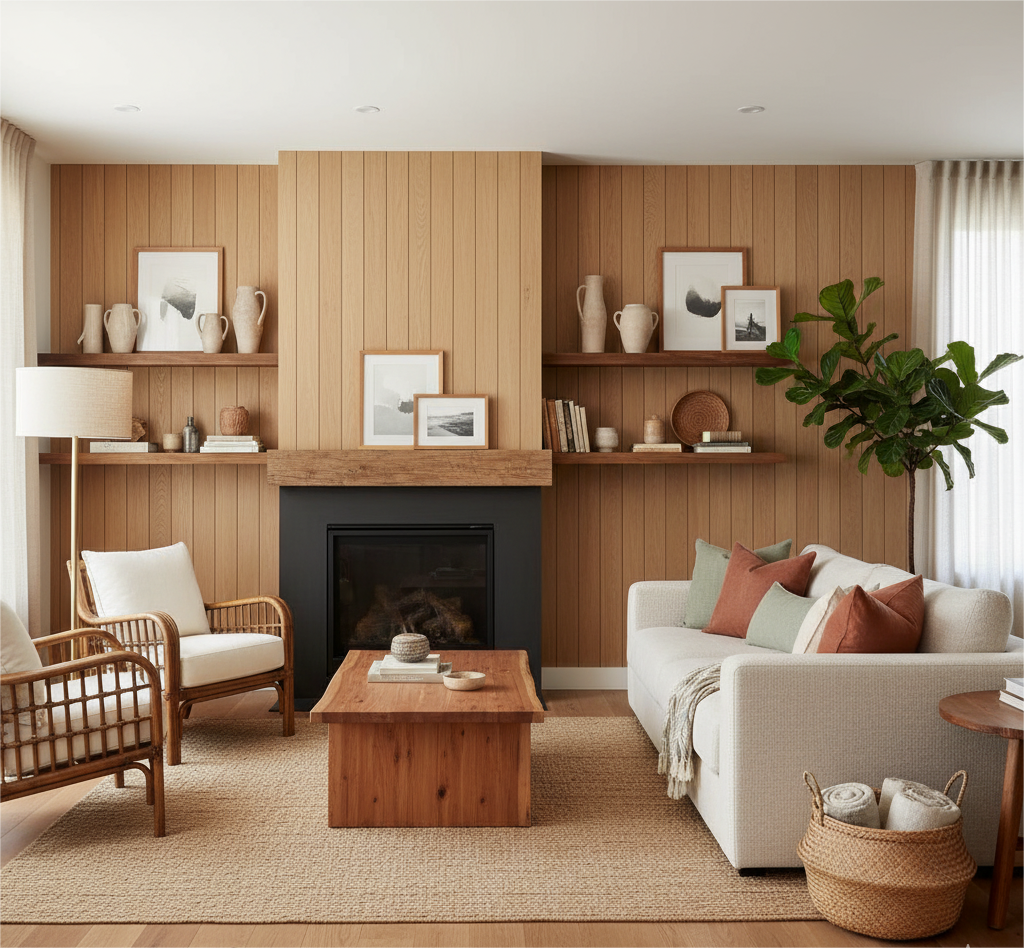 Incorporate Warm Wood Accents