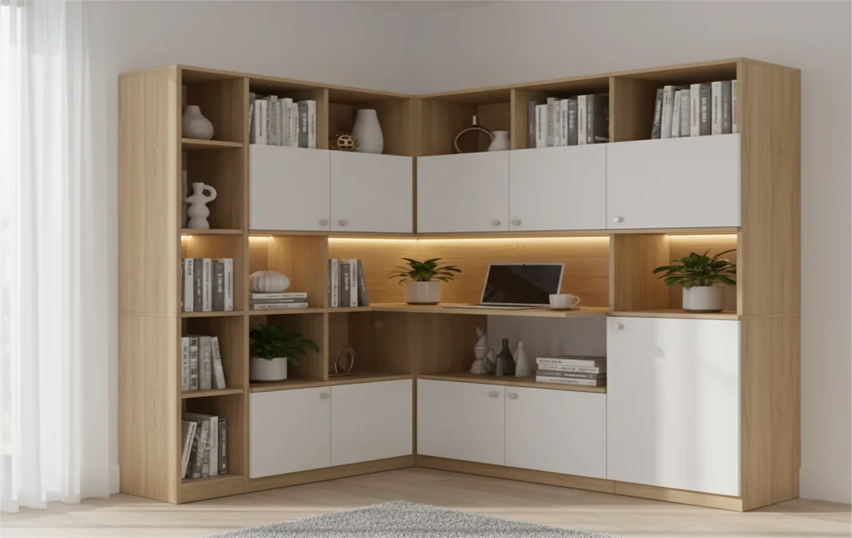Adjustable Corner Storage Units