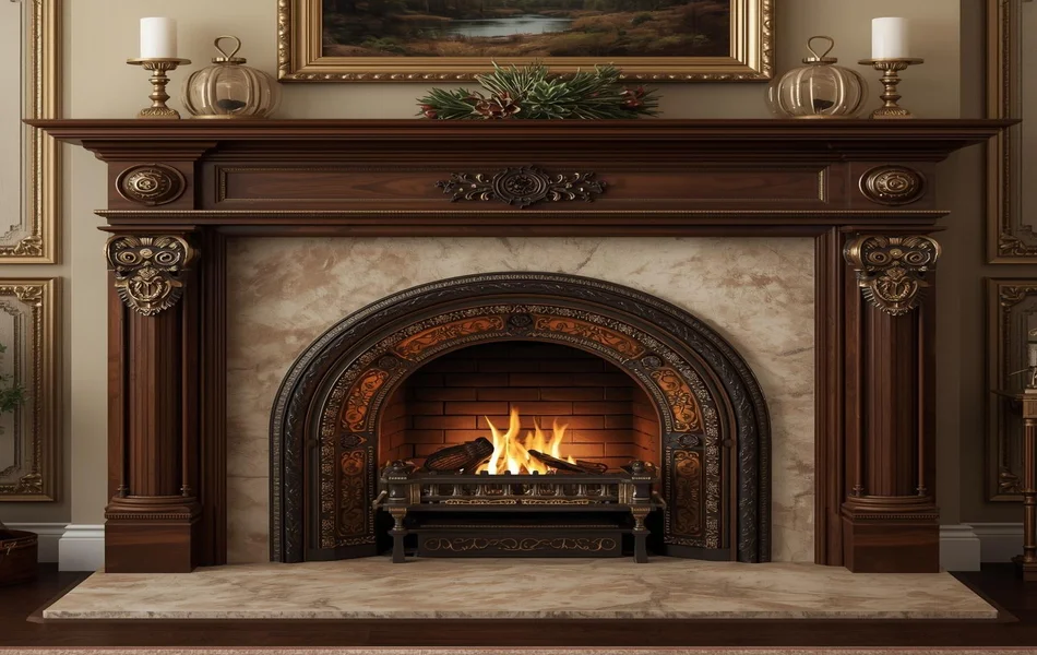 Introduce a Fireplace or Faux Hearth
