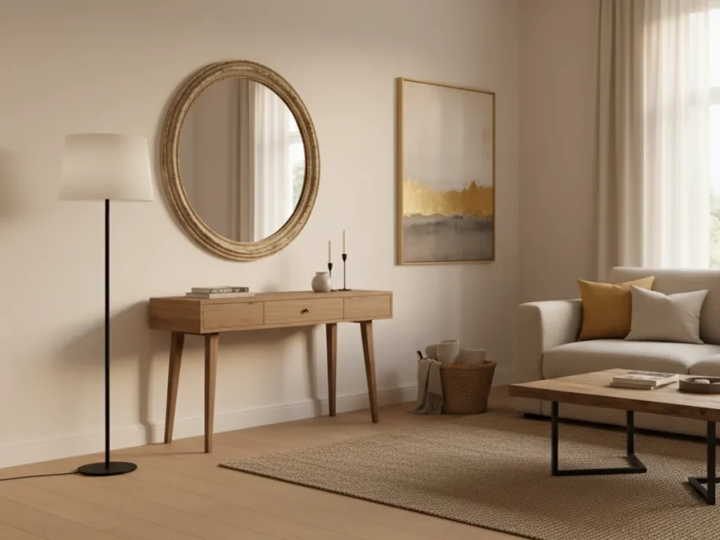 Mix Metals & Wood Gracefully