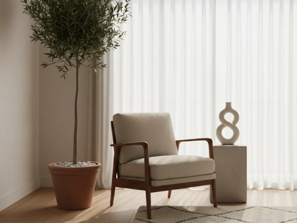 Plants & Sculptures Bring Life