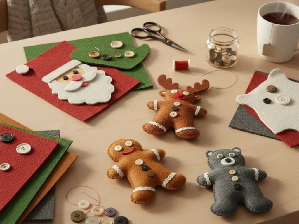 Felt Christmas Characters