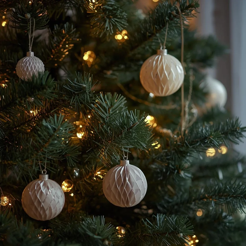 holiday home decor with sustainable materials